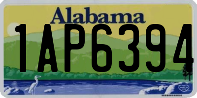 AL license plate 1AP6394