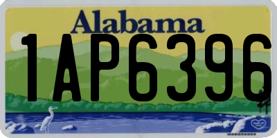 AL license plate 1AP6396