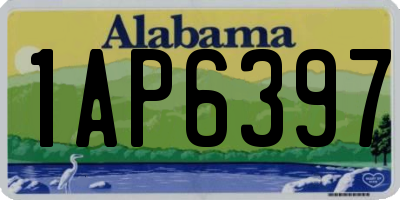 AL license plate 1AP6397