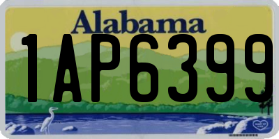 AL license plate 1AP6399