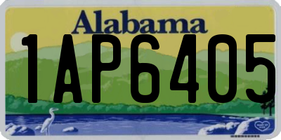 AL license plate 1AP6405