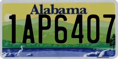 AL license plate 1AP6407