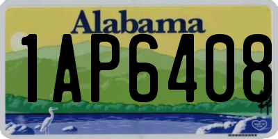 AL license plate 1AP6408