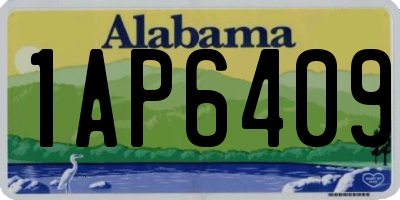 AL license plate 1AP6409