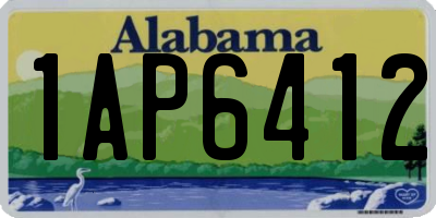 AL license plate 1AP6412