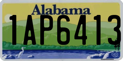 AL license plate 1AP6413