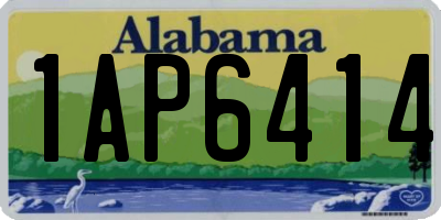 AL license plate 1AP6414