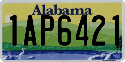 AL license plate 1AP6421