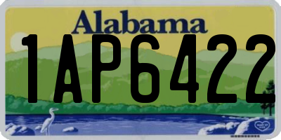 AL license plate 1AP6422