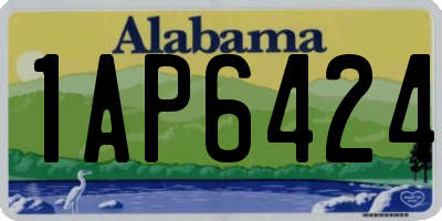 AL license plate 1AP6424