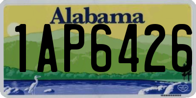 AL license plate 1AP6426