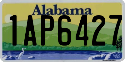 AL license plate 1AP6427