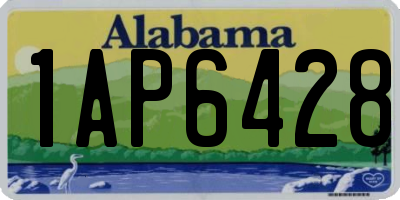 AL license plate 1AP6428