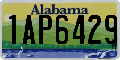 AL license plate 1AP6429
