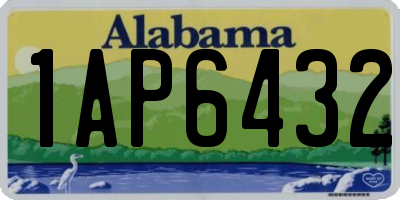 AL license plate 1AP6432