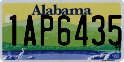 AL license plate 1AP6435