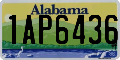 AL license plate 1AP6436