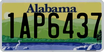 AL license plate 1AP6437