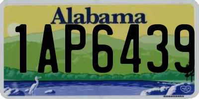 AL license plate 1AP6439