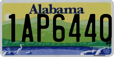 AL license plate 1AP6440