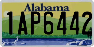 AL license plate 1AP6442