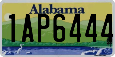 AL license plate 1AP6444