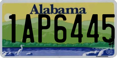 AL license plate 1AP6445