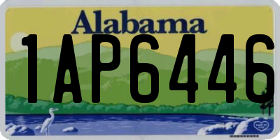 AL license plate 1AP6446