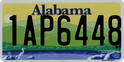 AL license plate 1AP6448