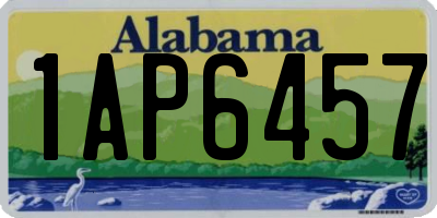 AL license plate 1AP6457