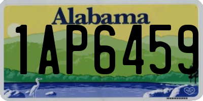 AL license plate 1AP6459