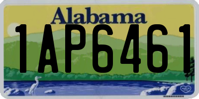 AL license plate 1AP6461