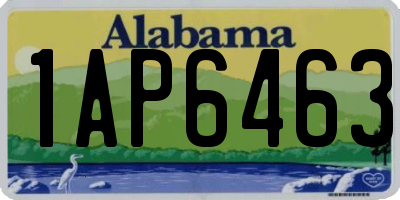 AL license plate 1AP6463