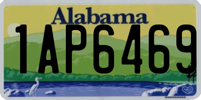 AL license plate 1AP6469