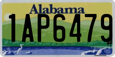 AL license plate 1AP6479