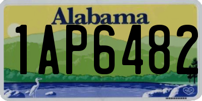 AL license plate 1AP6482