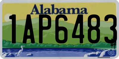 AL license plate 1AP6483