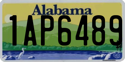 AL license plate 1AP6489