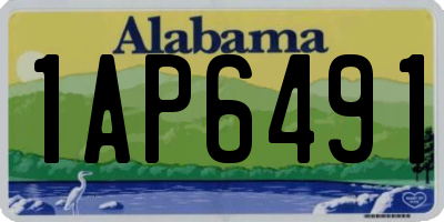 AL license plate 1AP6491