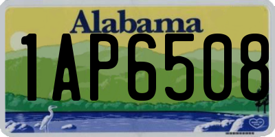 AL license plate 1AP6508