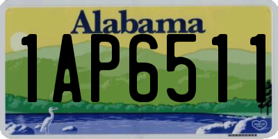 AL license plate 1AP6511