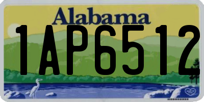 AL license plate 1AP6512