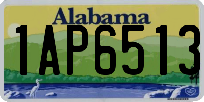 AL license plate 1AP6513
