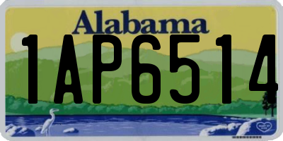 AL license plate 1AP6514