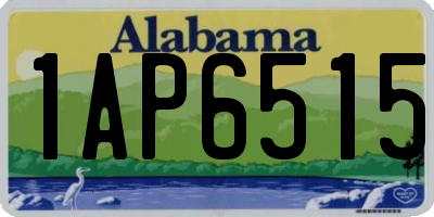 AL license plate 1AP6515