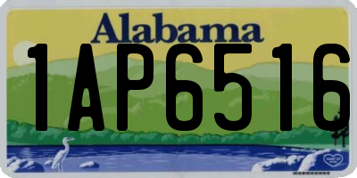 AL license plate 1AP6516