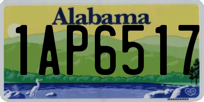 AL license plate 1AP6517