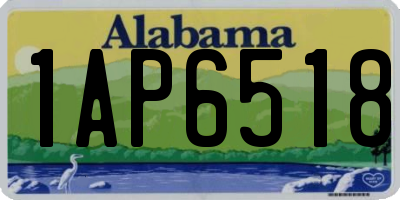 AL license plate 1AP6518
