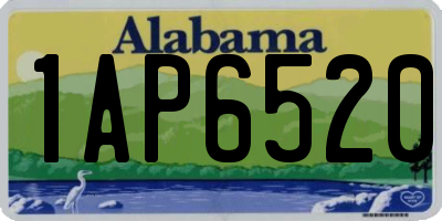 AL license plate 1AP6520