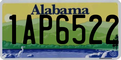 AL license plate 1AP6522